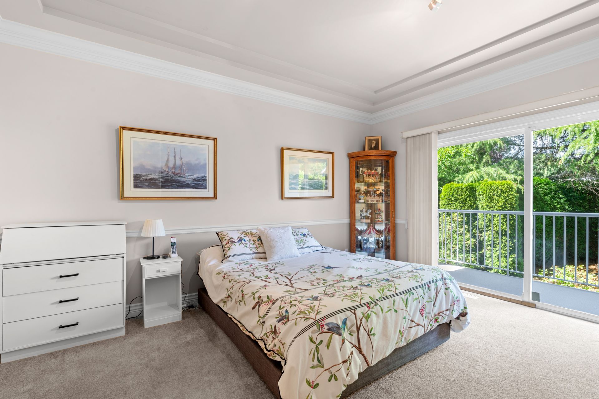Bedroom with balcony access