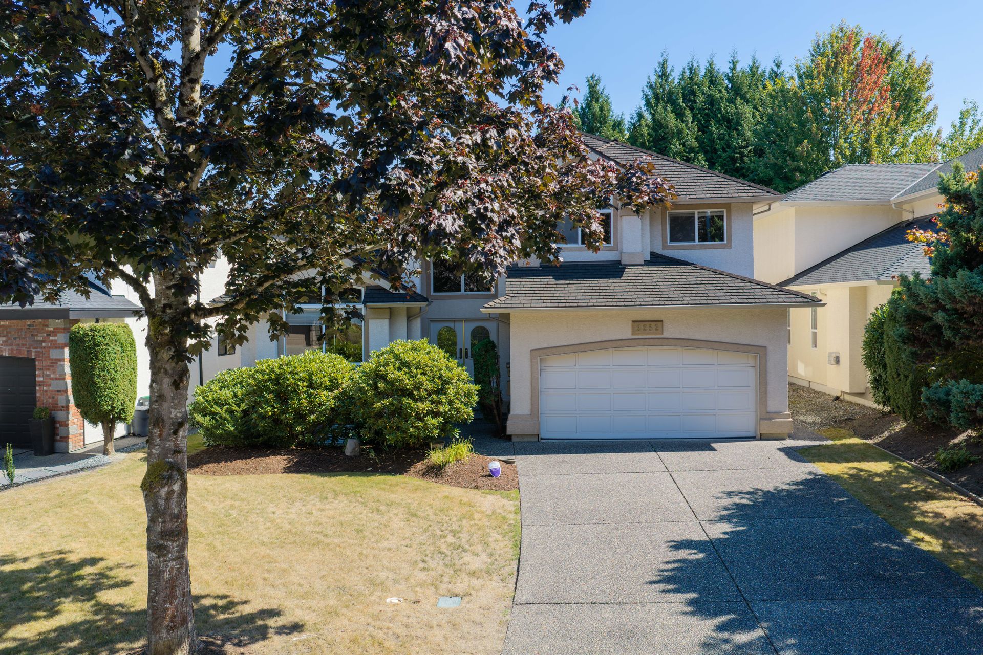 Front exterior and driveway