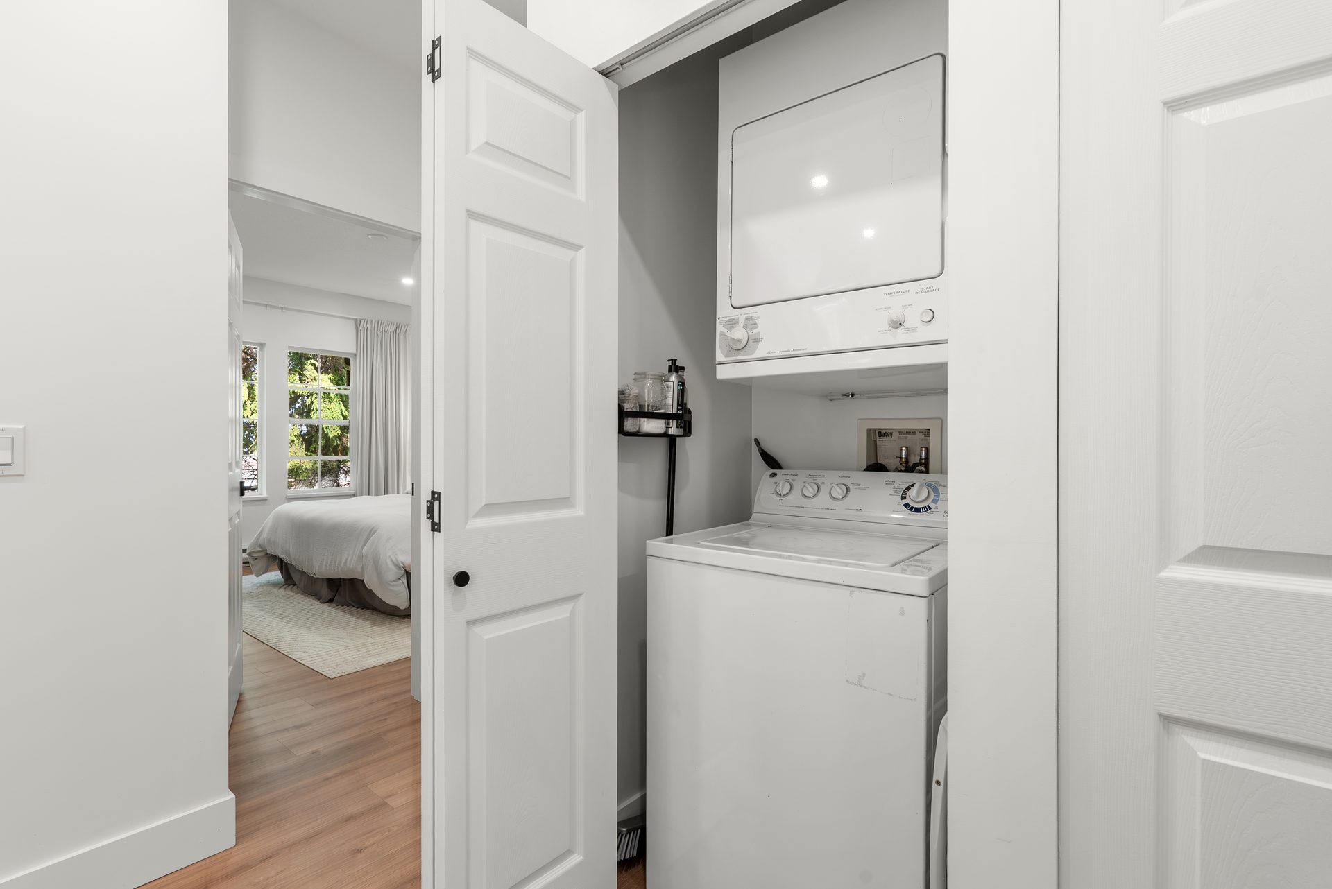 Laundry closet